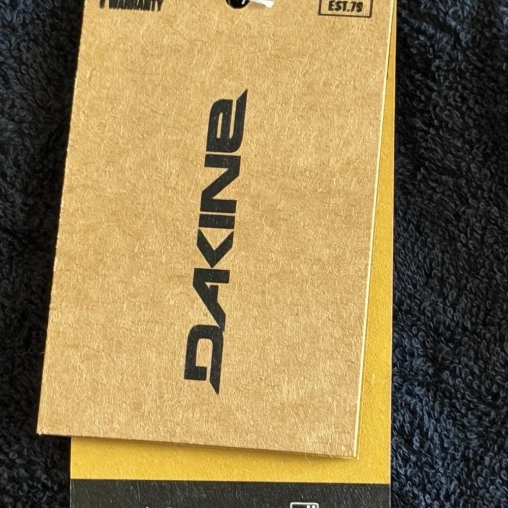 Dakine Apresurf Quick Dry Toweling Surf Hoodie Men's Size M Black Cotton, NWT - Picture 3 of 7